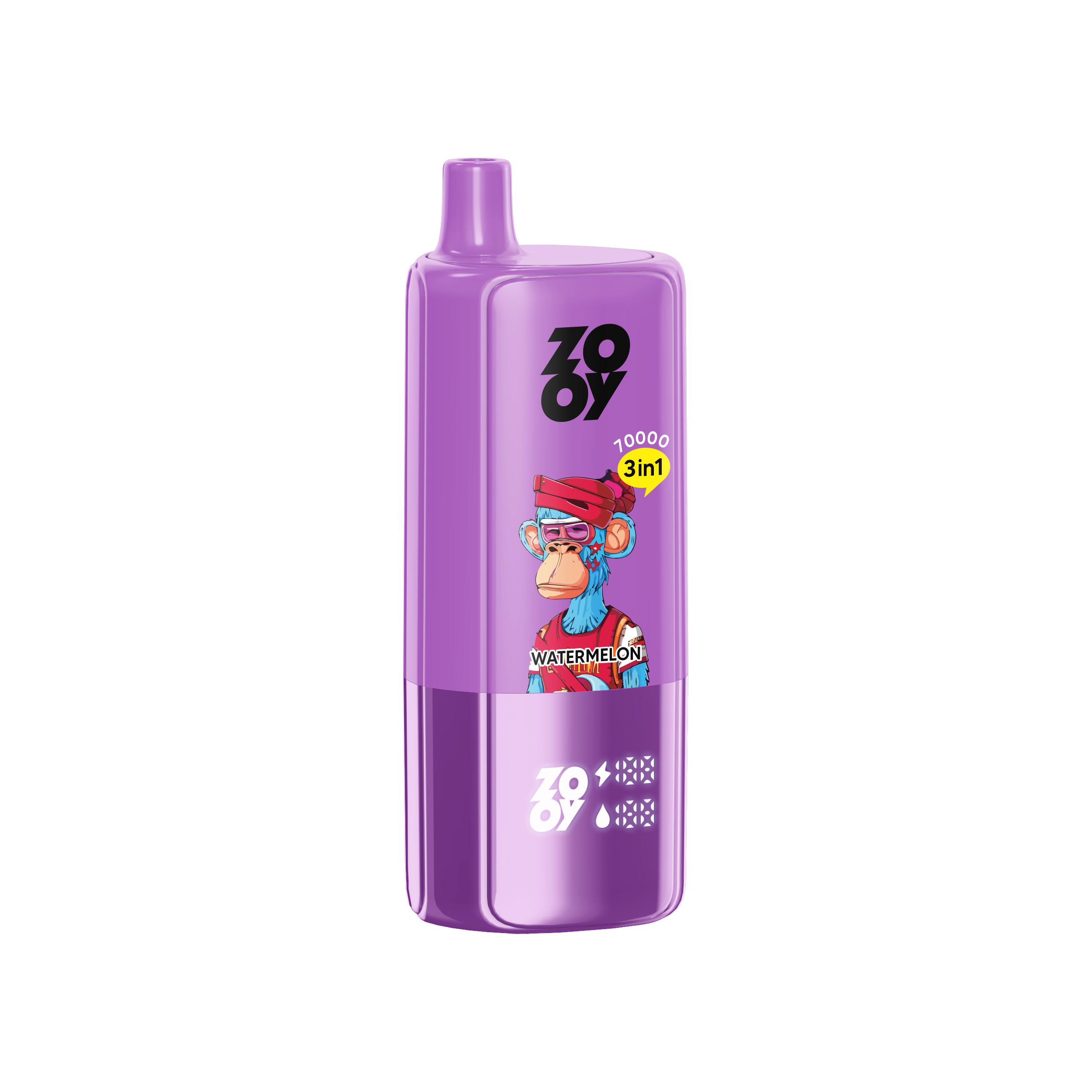 ZOOY VAPE POTR&Oacute;JNY 70k 120k Jednorazowy Vape Trzy smaki Magazyn UE-Arbuz i Cytryna, Limonka i Wiśniowa Cola