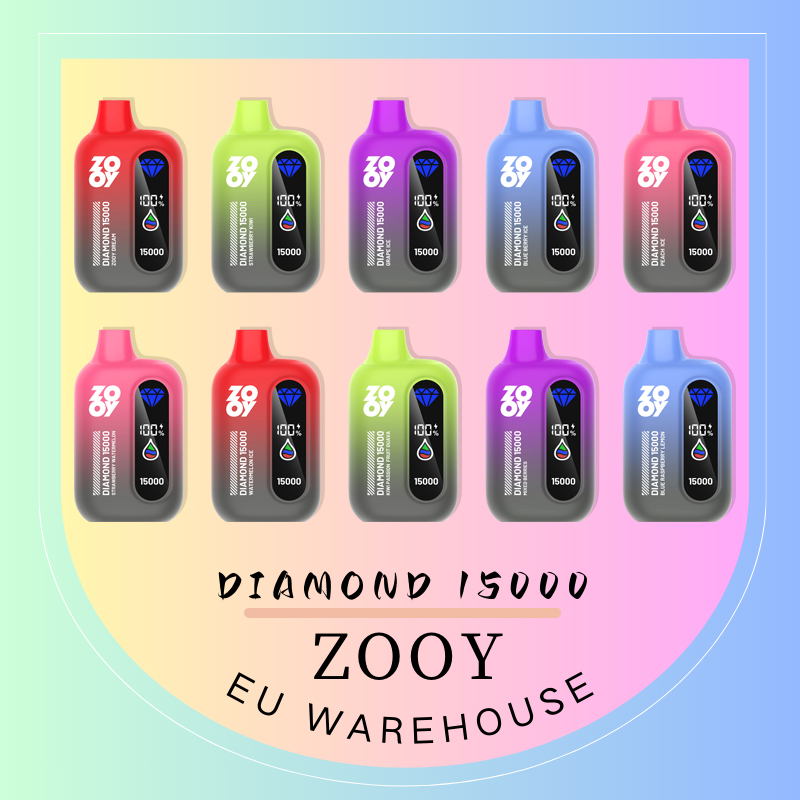 E-papierosy o dużej pojemności w europejskich magazynach ZOOY DIAMOND 15000puff
