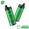 2025 Nowy projekt Magazyn UE Zooy KING 80000 puff Trzy w jednym 3 w 1 jednorazowy Vape Trzy smaki-Arbuz lodowy i wiśniowa cola i truskawkowy kiwi