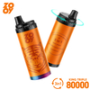 2025 Nowy projekt Magazyn UE Zooy KING 80000 puff Trzy w jednym 3 w 1 jednorazowy Vape Trzy smaki-Arbuz lodowy i wiśniowa cola i truskawkowy kiwi
