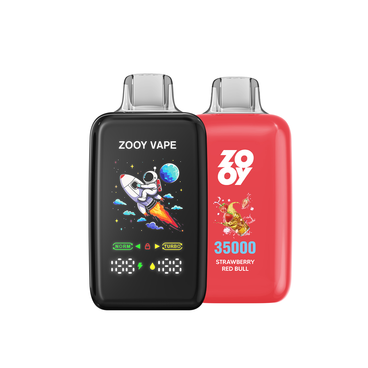 ZOOY VAPE FLYER 35000 Jednorazowe opakowanie Vape Puff 120K Podw&oacute;jny smak Magazyn UE - Truskawkowe Malinowe Cukierki