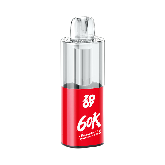  ZOOY VAPE Fizz 60000 Jednorazowe papierosy 60k Puff E-papieros Niemcy Wizualny zbiornik oleju Vape Puffs Eu-Aloe Grape