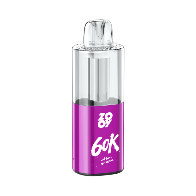  ZOOY VAPE Fizz 60000 Jednorazowe Cig 60k Puff E-papieros Niemcy Wizualny zbiornik na olej Vape Puffs Eu-Peach Berry